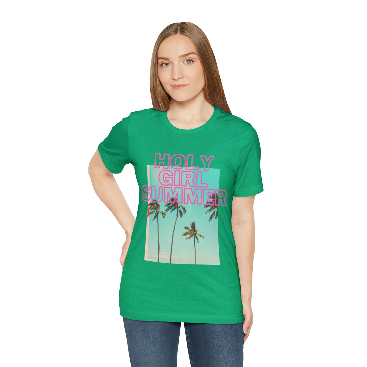 Holy Girl Summer Tee (Palm Trees)