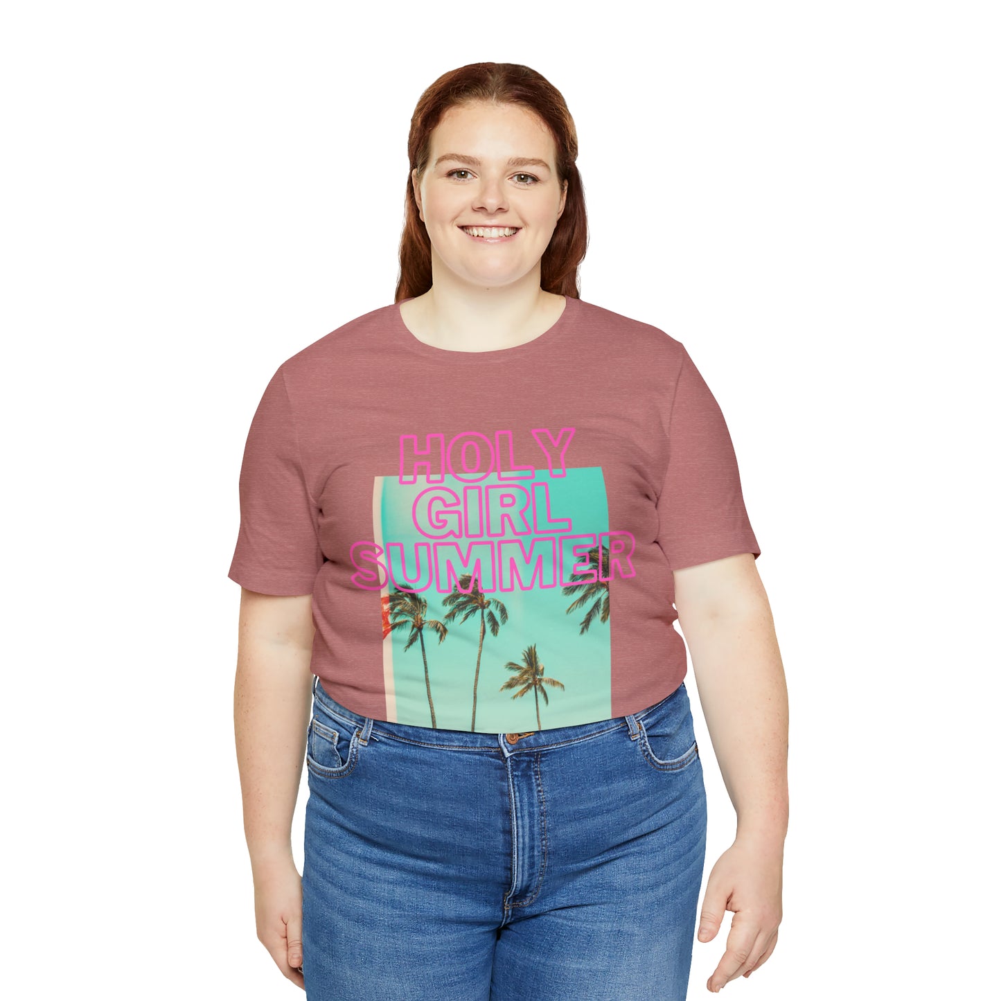 Holy Girl Summer Tee (Palm Trees)