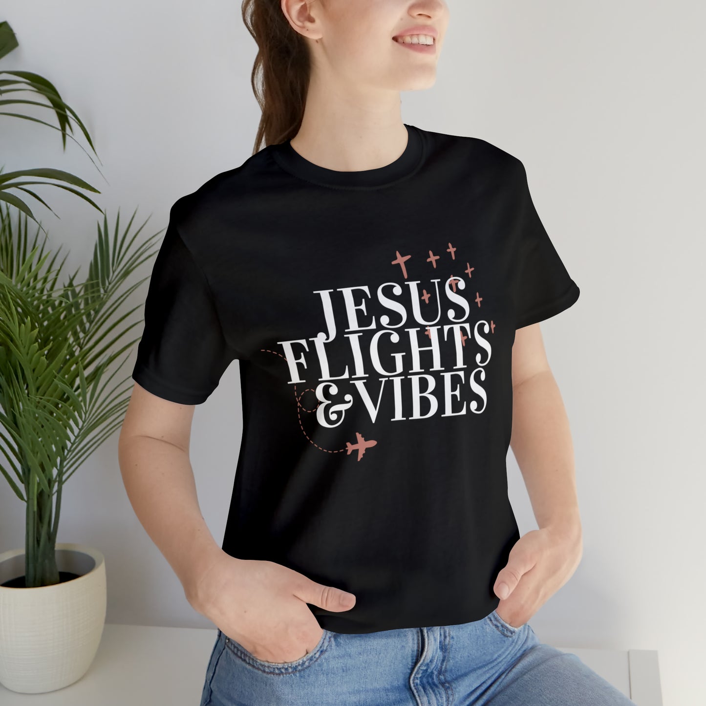 Jesus Flights & Vibes Tee (Style1)