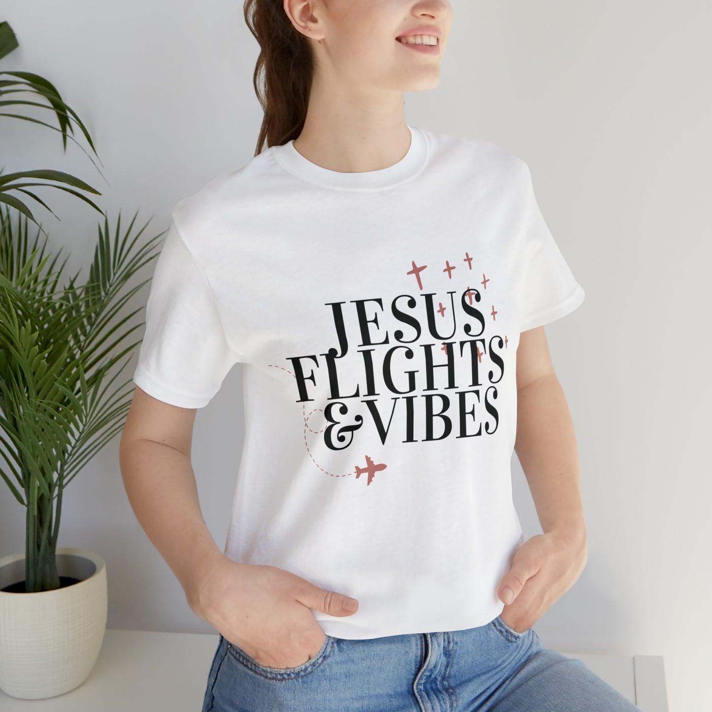 Jesus Flights & Vibes Tee (Style 2)