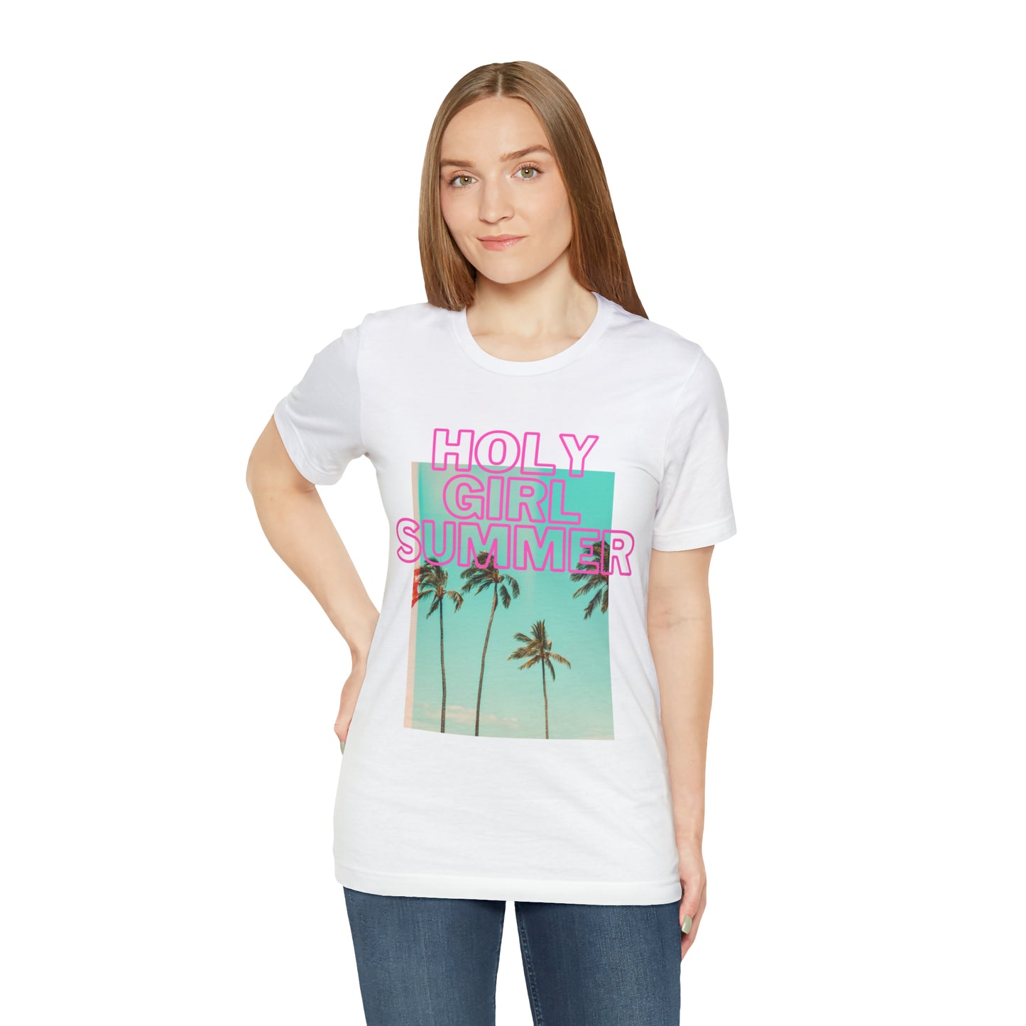 Holy Girl Summer Tee (Palm Trees)