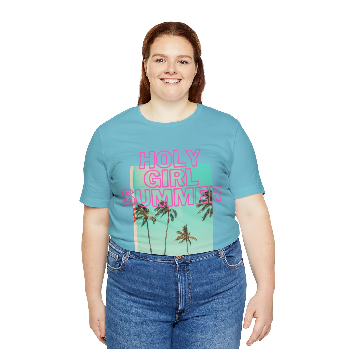 Holy Girl Summer Tee (Palm Trees)