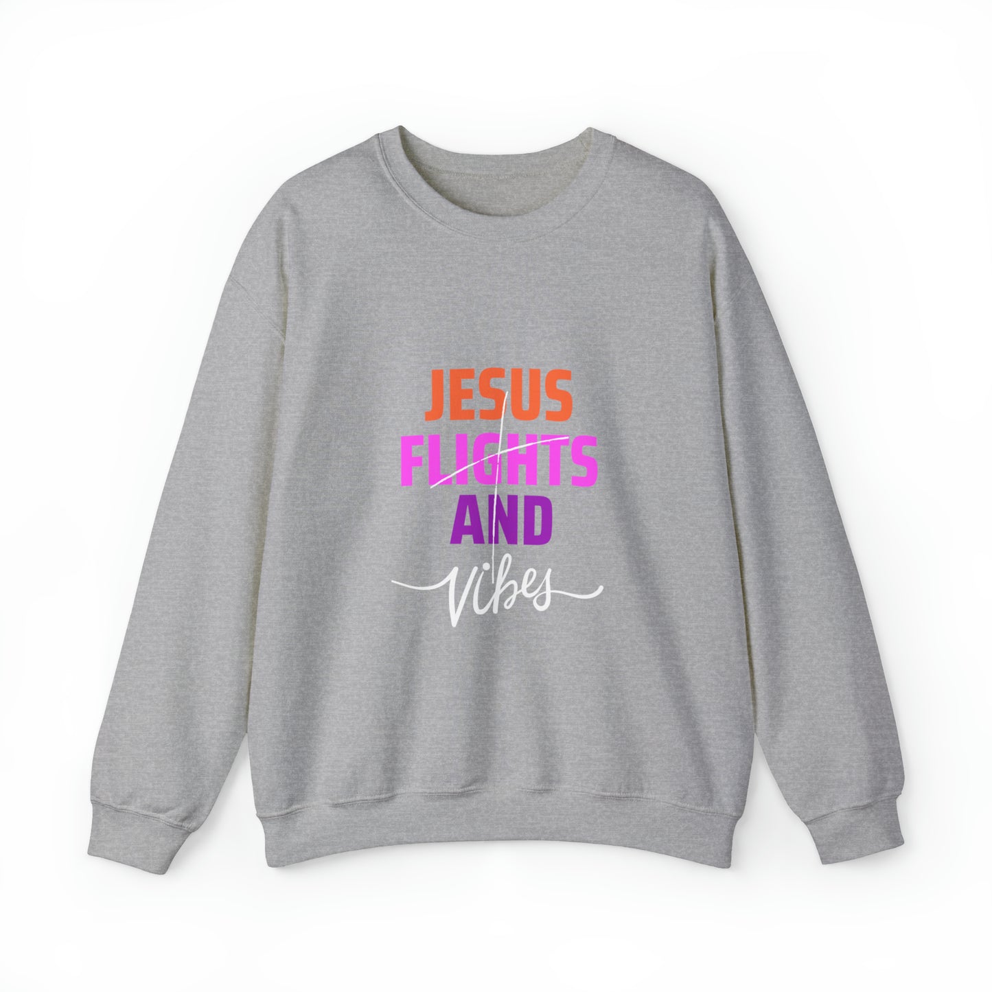 Jesus Flights and Vibes Sweatshirt (Style2)