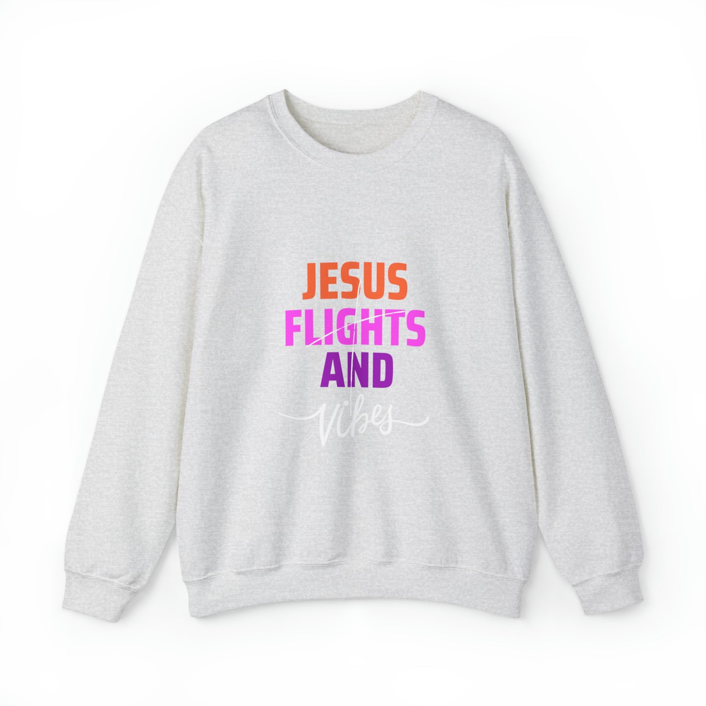 Jesus Flights and Vibes Sweatshirt (Style2)