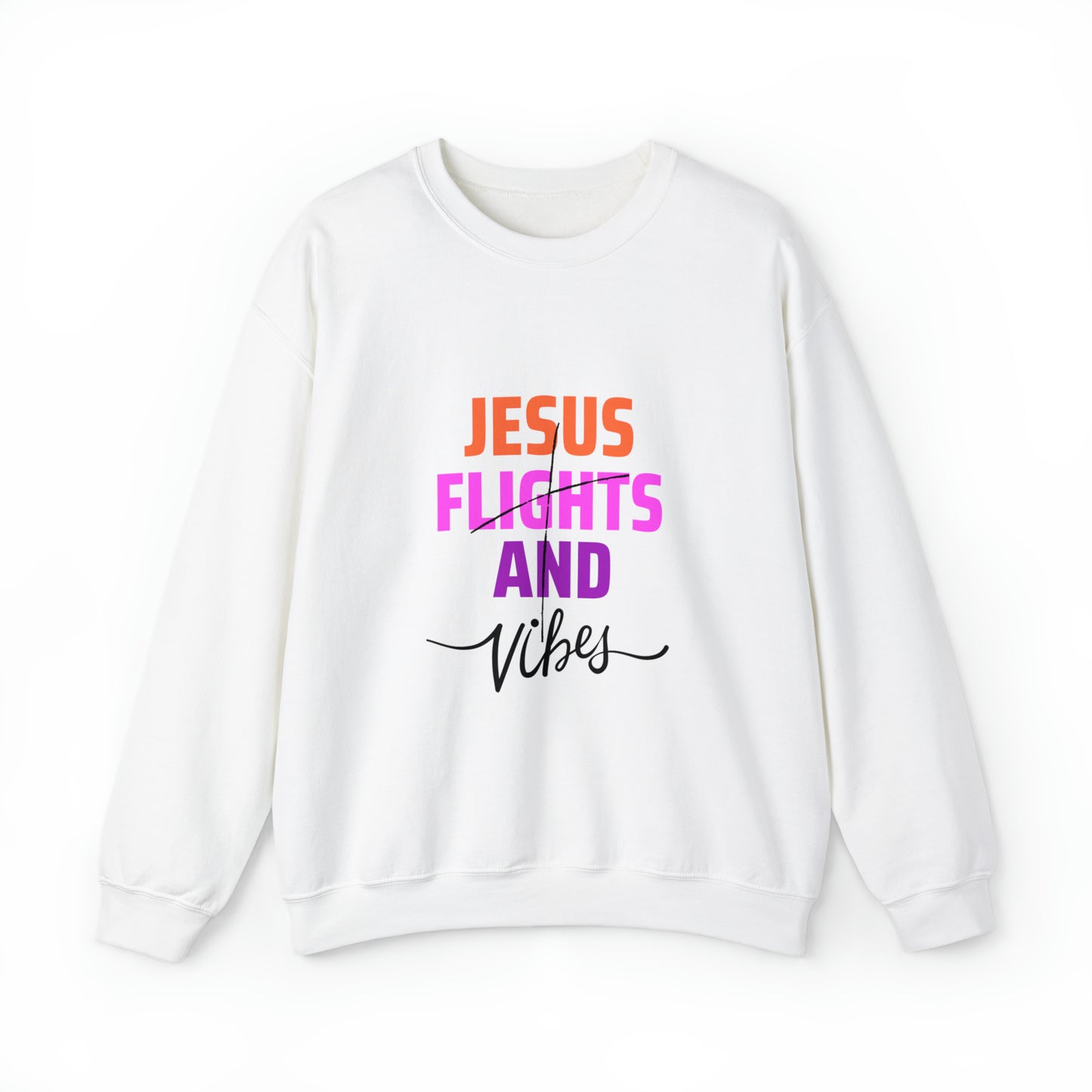 Jesus Flights and Vibes Sweatshirt (Stlye1)