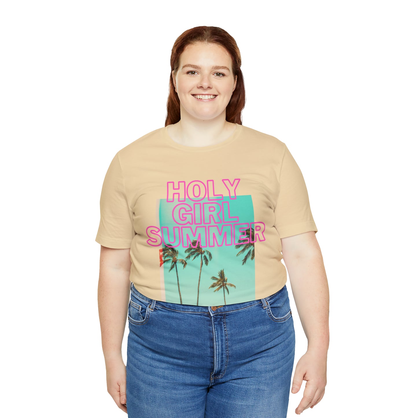 Holy Girl Summer Tee (Palm Trees)