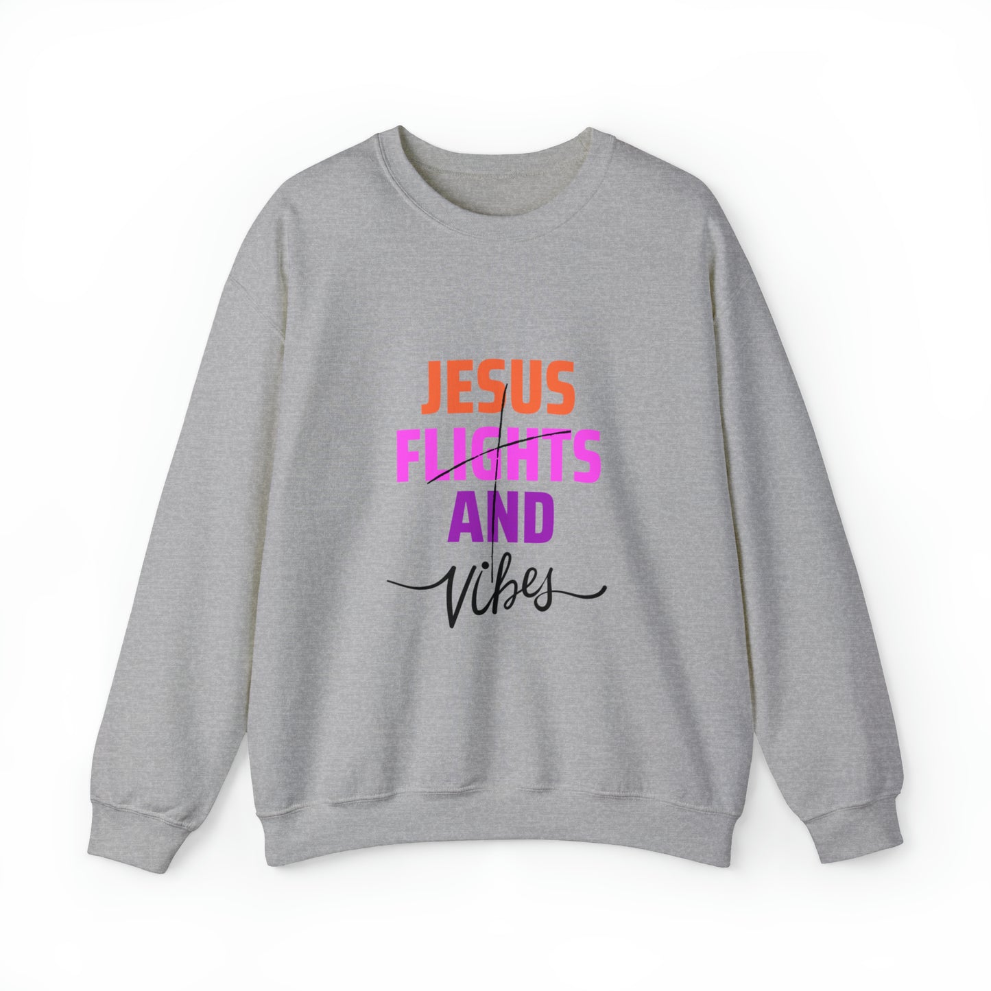 Jesus Flights and Vibes Sweatshirt (Stlye1)