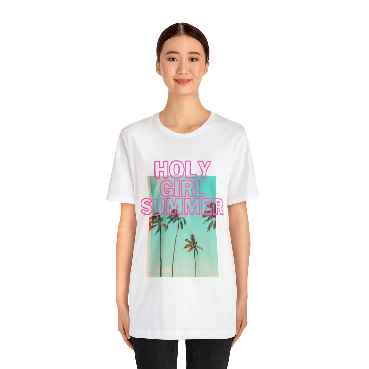 Holy Girl Summer Tee (Palm Trees)