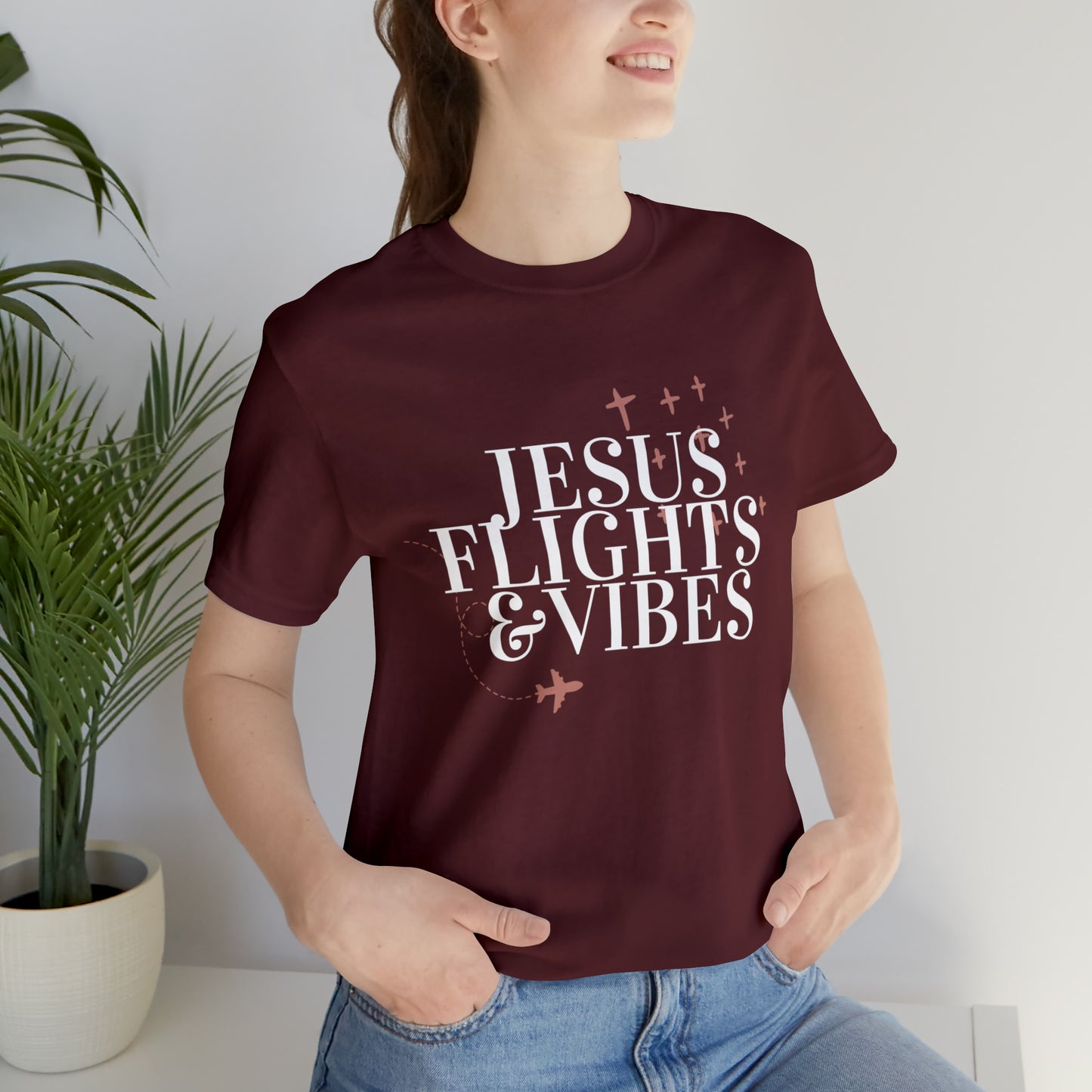 Jesus Flights & Vibes Tee (Style1)