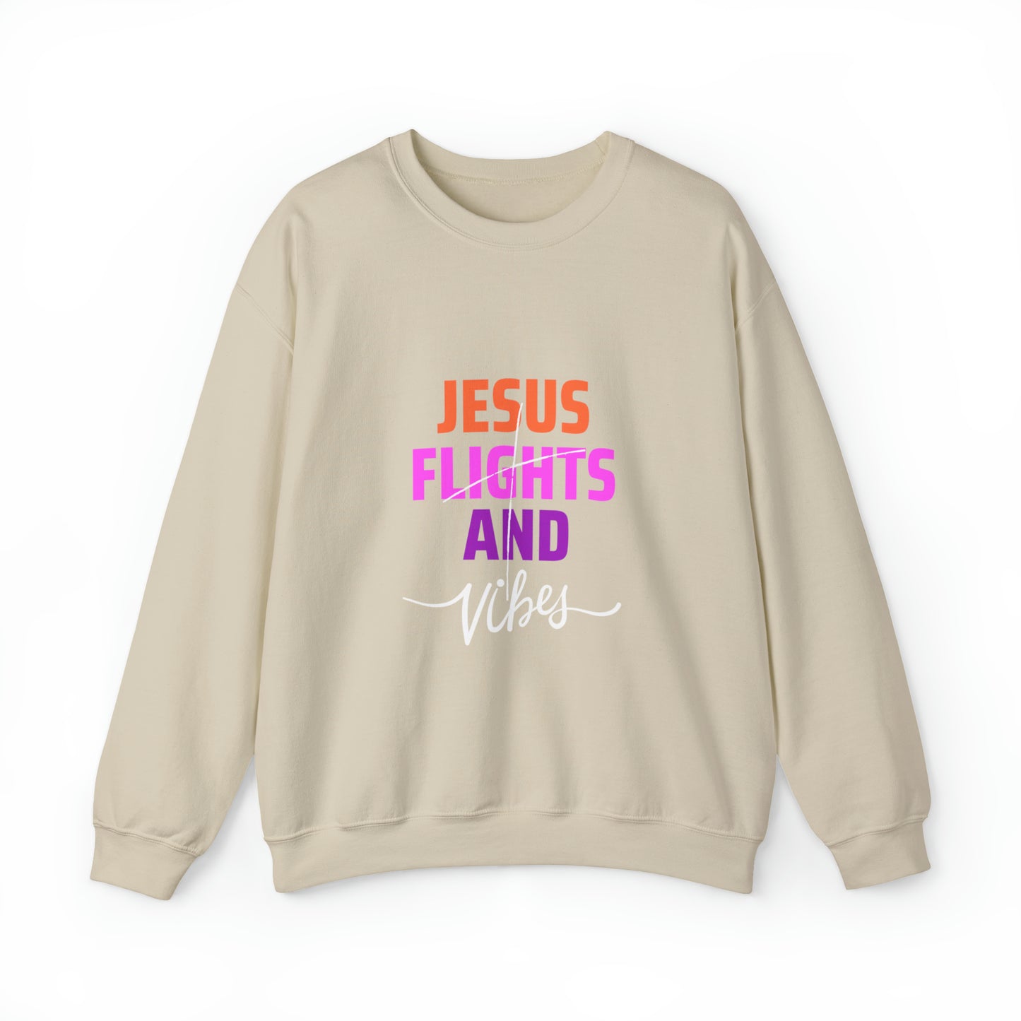 Jesus Flights and Vibes Sweatshirt (Style2)