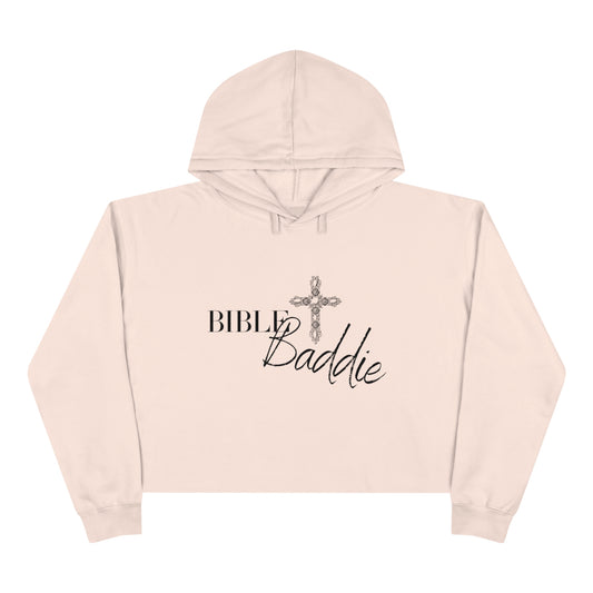 Bible Baddie Crop Hoodie (Style 2)