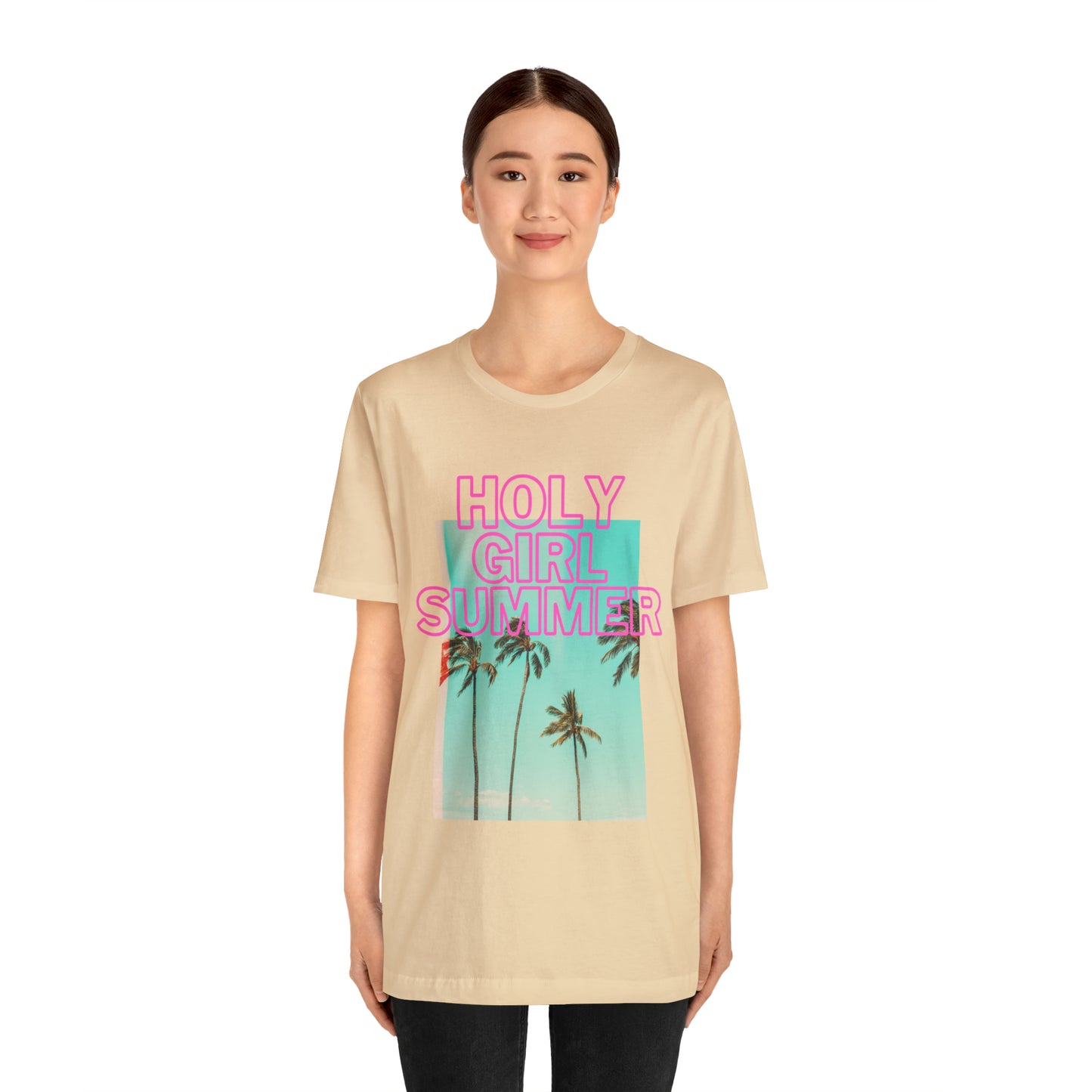 Holy Girl Summer Tee (Palm Trees)