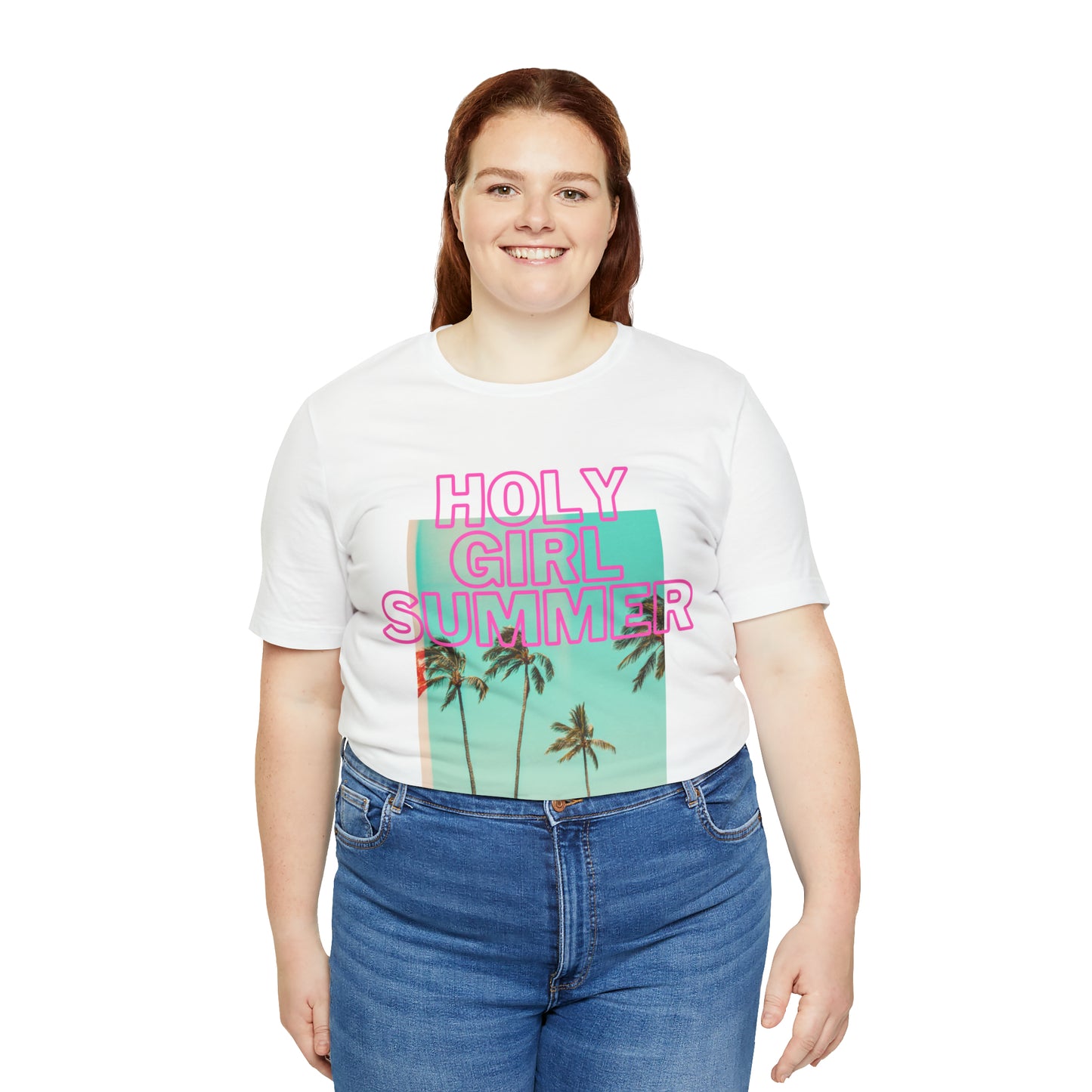 Holy Girl Summer Tee (Palm Trees)